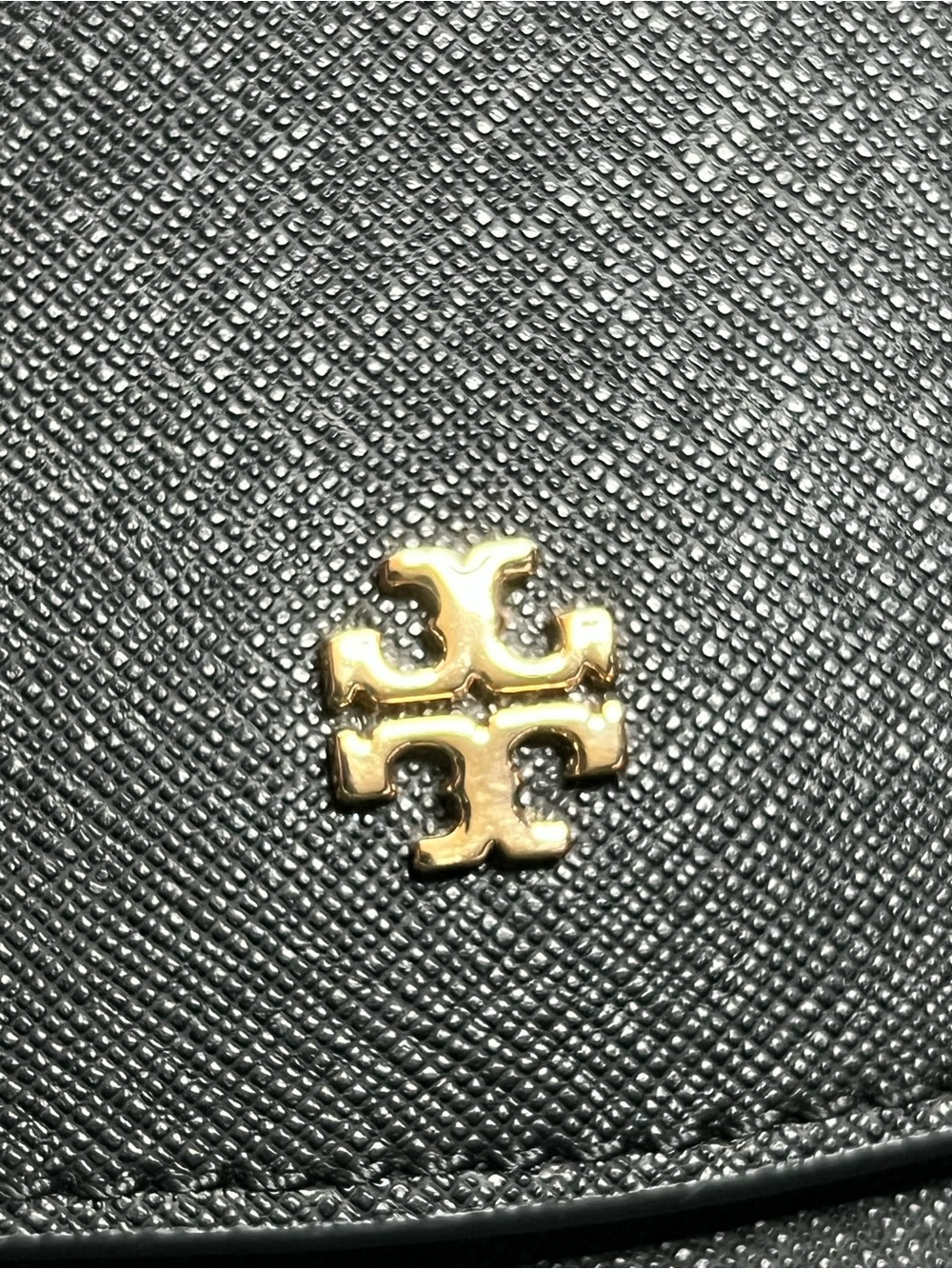 Tory Burch Black Saffiano Leather Chain Crossbody - Picture 4 of 8